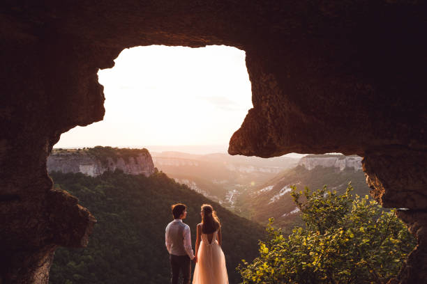istock Wedding in the cave Mangup in Crimea 638395414