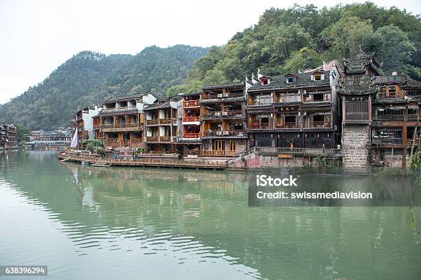 Beautiful Ancient Village Fenghuang County Hunan China Stock Photo - Download Image Now