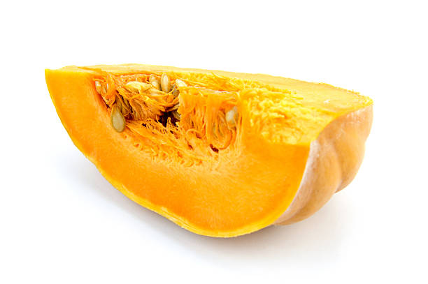 istock Fresh orange pumpkin isolated on white background. 638398770
