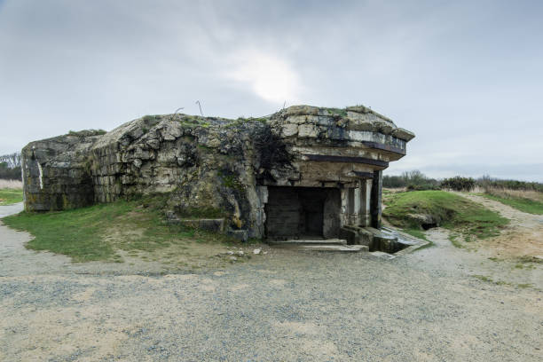 istock Pointe Du Hoc in Normandy, site of the Ranger invasion 638400018