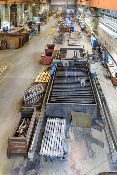 istock Jig gas cutting sheet metal. 638408680