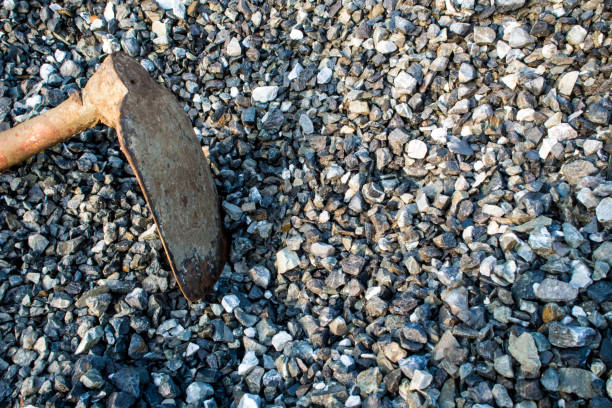 istock Texture of construction gravel 638411282