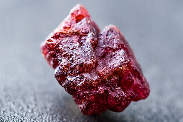 istock Uncut red spinel crystal 638415288