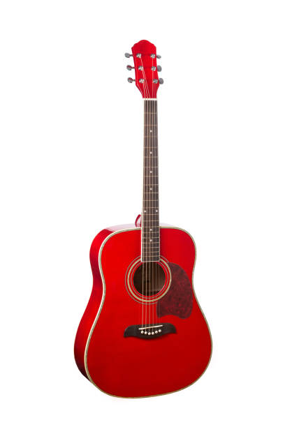 istock Natural Wooden Red Classical Acoustic Guitar 638416922
