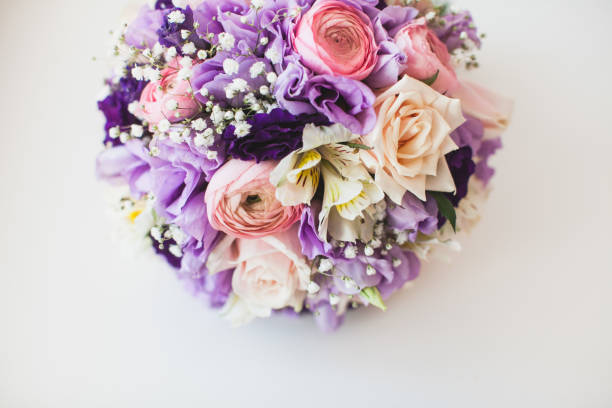 istock Flower composition. beautiful bouquet of flowers. 638417390