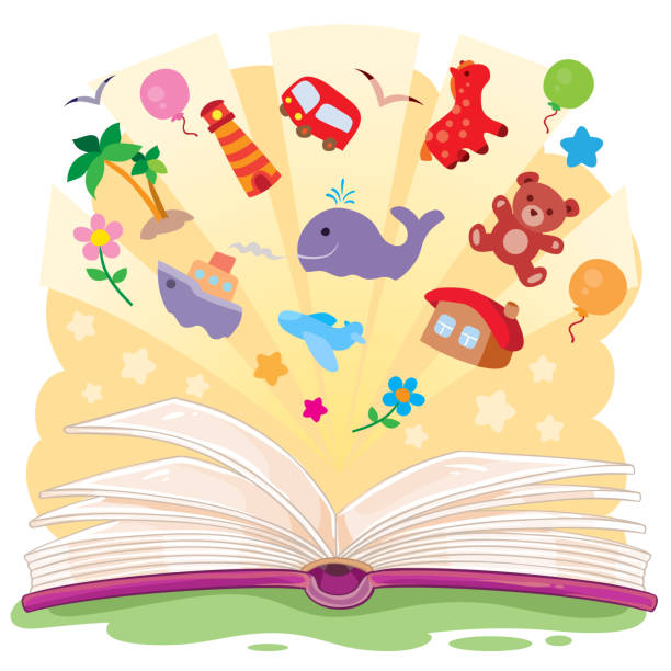 illustrations, cliparts, dessins animés et icônes de livre ouvert et les connaissances qu’il contient. - book open clip art cartoon