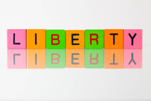 istock Liberty - an inscription from children's blocks 638421018