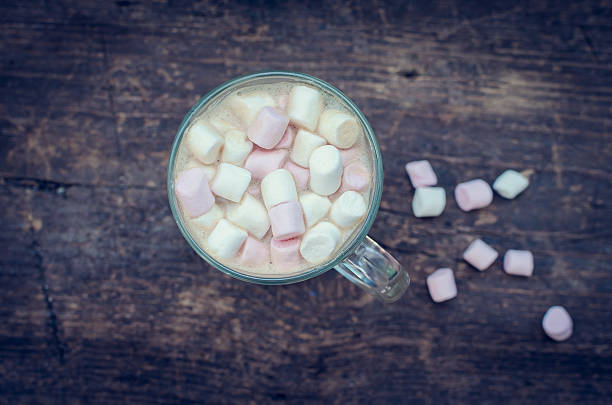 istock Marshmallows on the top of a hot chocolate drink 638423112