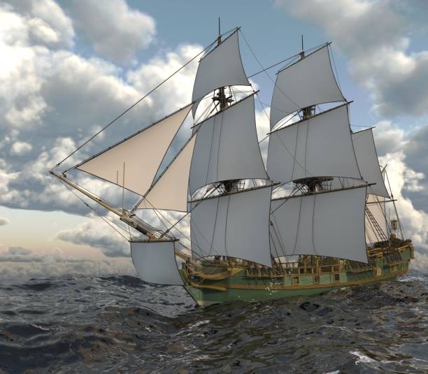 istock Sailboat On The Sea 3D Illustration 638425510