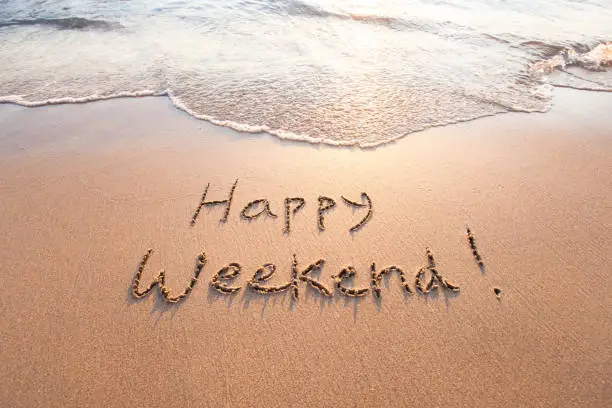 Photo of happy weekend