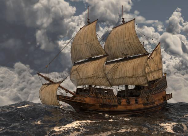 istock Sailboat On The Sea 3D Illustration 638426886