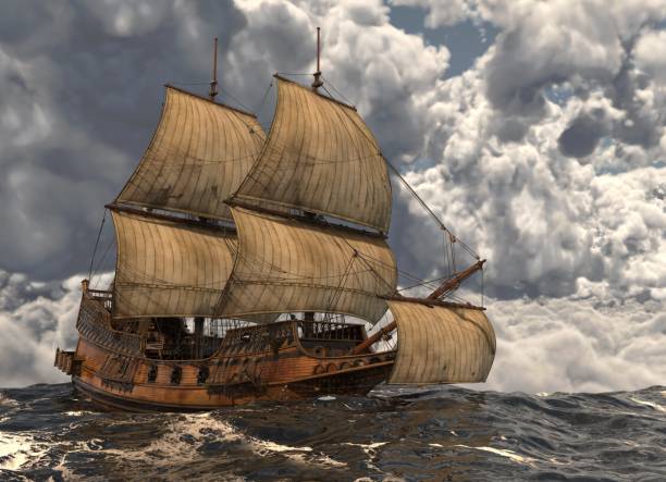 istock Sailboat On The Sea 3D Illustration 638426972