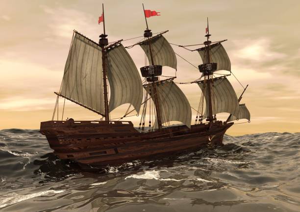 istock Sailboat On The Sea 3D Illustration 638428476