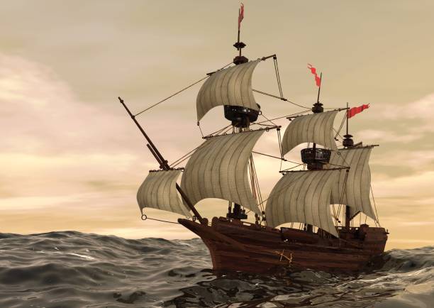 istock Sailboat On The Sea 3D Illustration 638428586