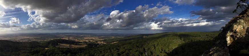 View from the top of Mt. Macedon, Australia