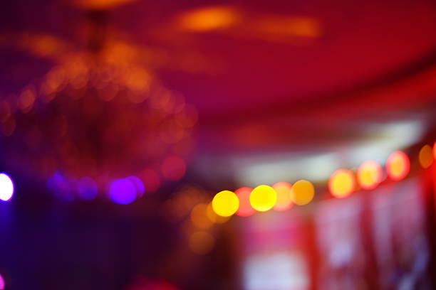 istock Defocused entertainment concert lighting on stage 638432210