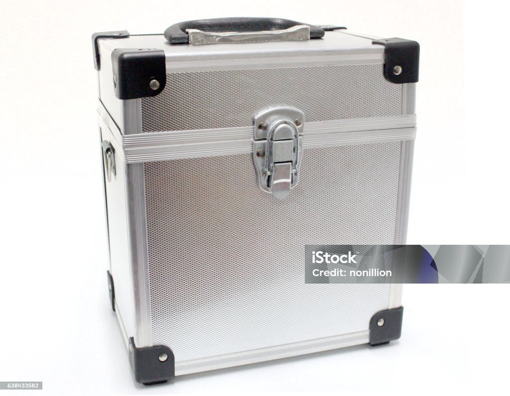 Utility Box Silver Silver Tool Box Engineering On Isolated Stock Photo - Download Image ...