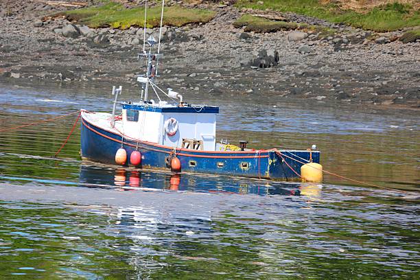 istock Boat near Annapolis causeway, Nova Scotia,Canada 638434198