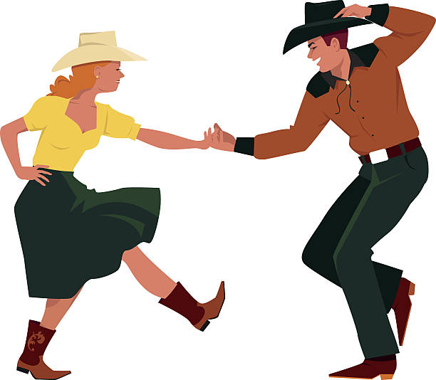 670+ Country Western Dancing Stock Illustrations, Royalty-Free Vector  Graphics & Clip Art - iStock