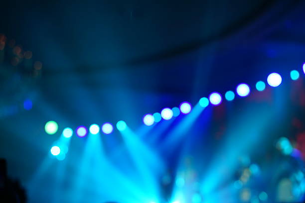istock Defocused entertainment concert lighting on stage 638435998