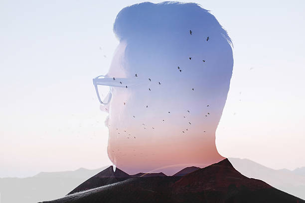 istock Double exposure portrait of a businessman 638439514