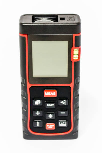 istock Laser distance meter in white background 638444006