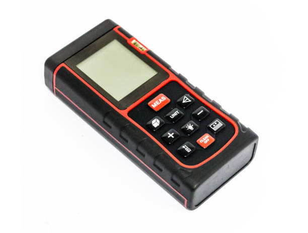 istock Laser distance meter in white background 638444218