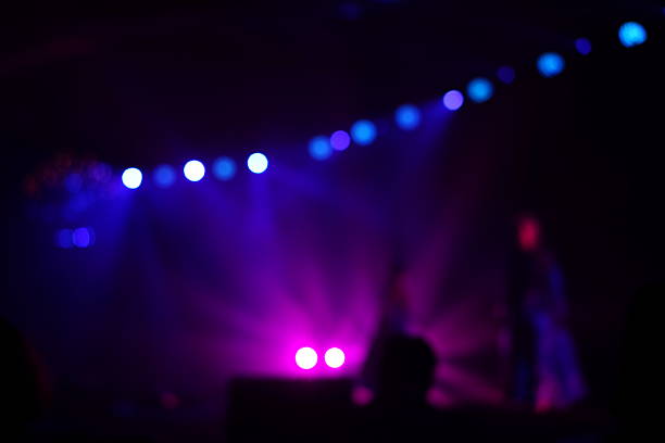 istock Defocused entertainment concert lighting on stage 638447302