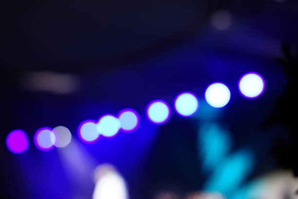 istock Defocused entertainment concert lighting on stage 638450084