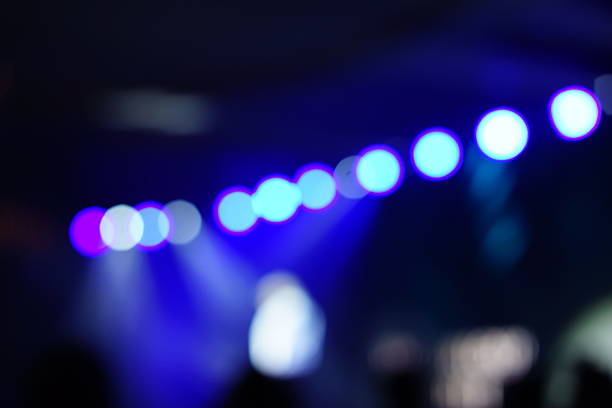 istock Defocused entertainment concert lighting on stage 638450192