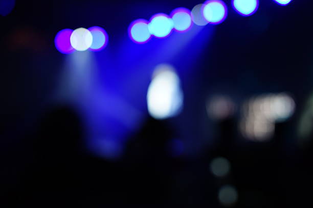 istock Defocused entertainment concert lighting on stage 638450256