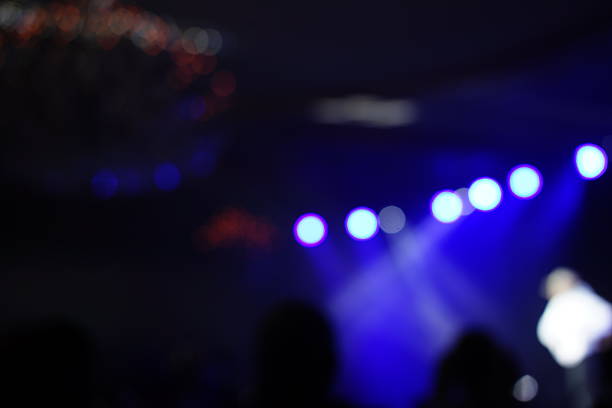 istock Defocused entertainment concert lighting on stage 638450630