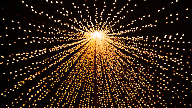 istock Bright yellow gold bokeh 638450826