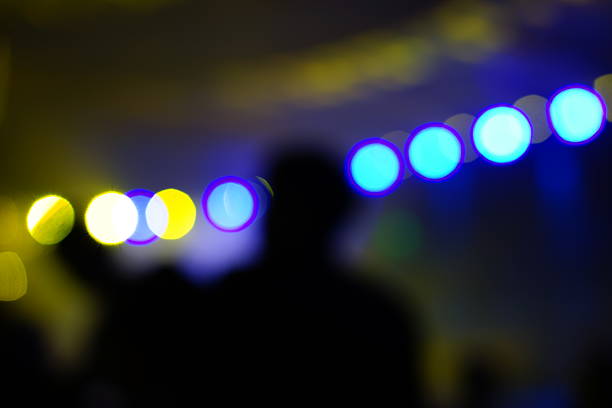 istock Defocused entertainment concert lighting on stage 638451140