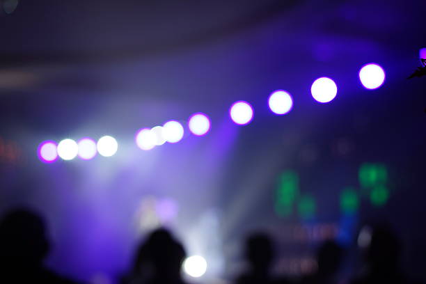istock Defocused entertainment concert lighting on stage 638451810