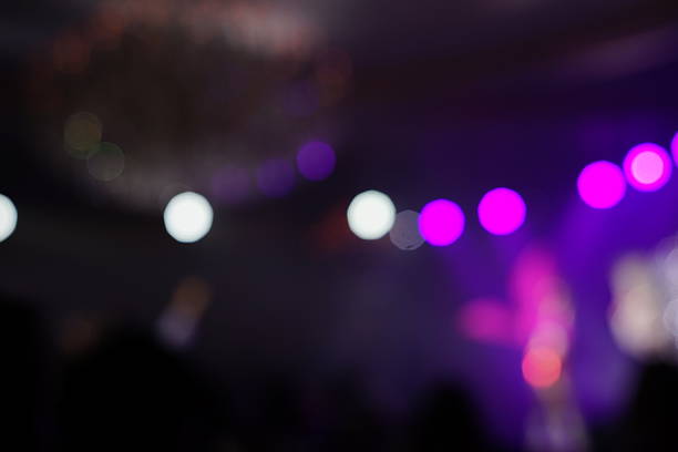 istock Defocused entertainment concert lighting on stage 638454770