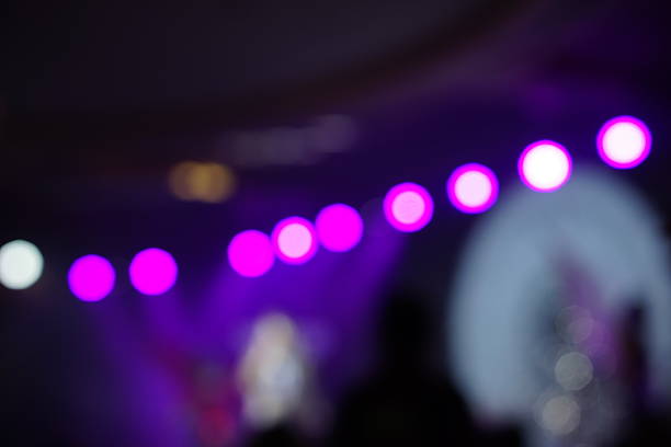 istock Defocused entertainment concert lighting on stage 638455164