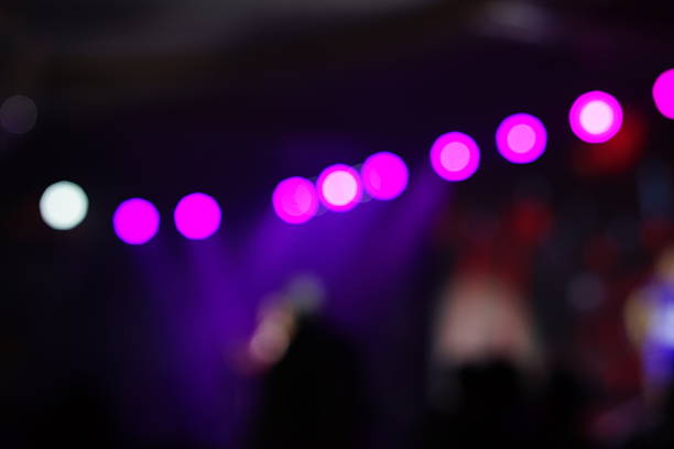 istock Defocused entertainment concert lighting on stage 638455458