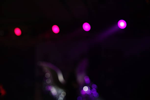 istock Defocused entertainment concert lighting on stage 638458068