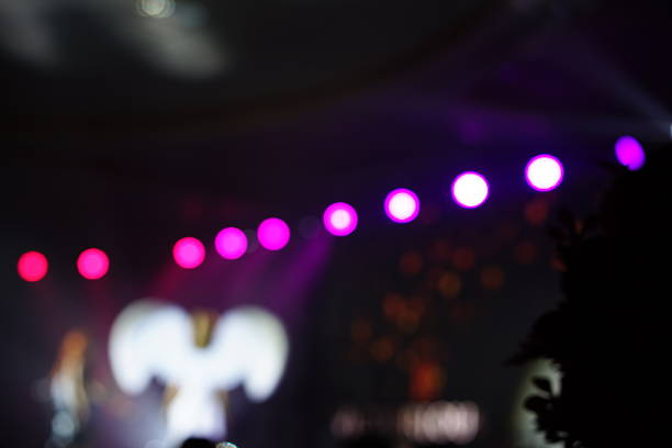 istock Defocused entertainment concert lighting on stage 638458220