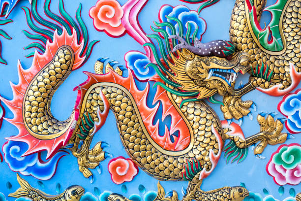 istock chinese dragon statue on temple 638459790