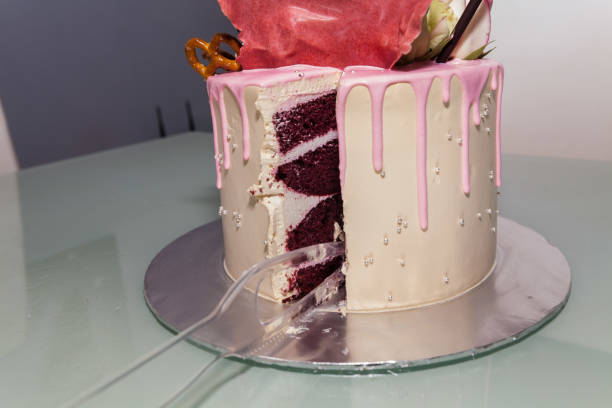 istock Close up of a birthday cake indicating delicious 638462546