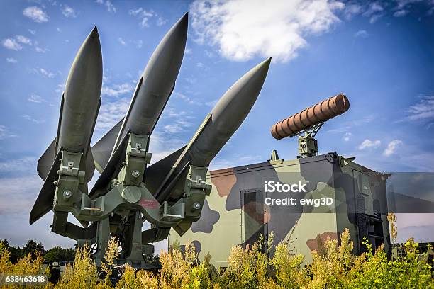 Us Hawk Missles In Defense Readiness Stock Photo - Download Image Now - Missile, Military, War