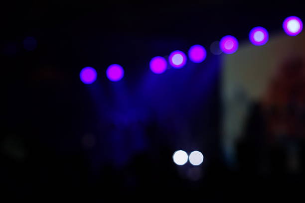 istock Defocused entertainment concert lighting on stage 638469460