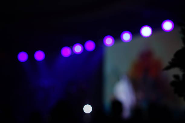 istock Defocused entertainment concert lighting on stage 638469518