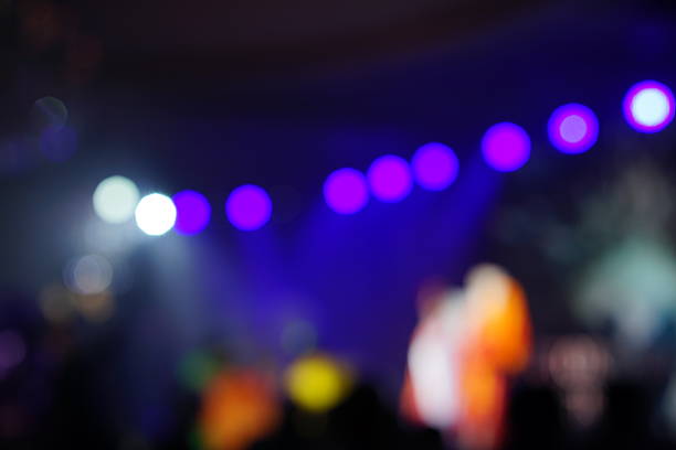 istock Defocused entertainment concert lighting on stage 638469852