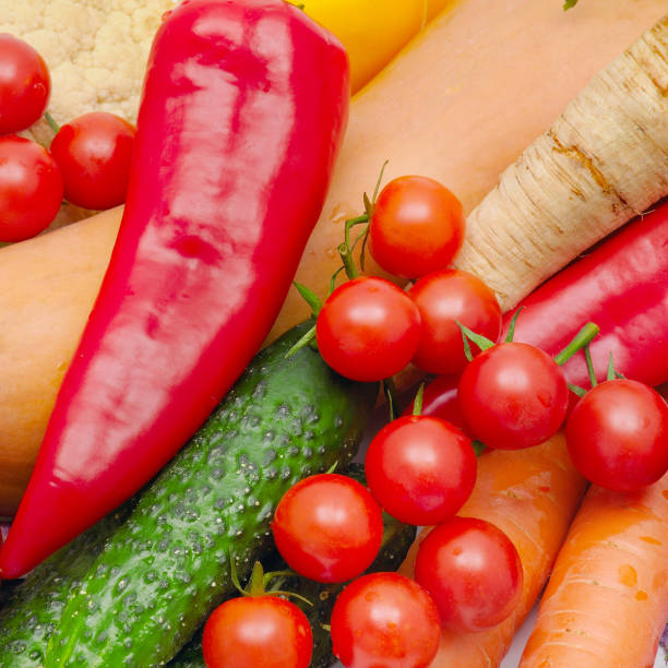 istock background of ripe vegetables and herbs 638471192