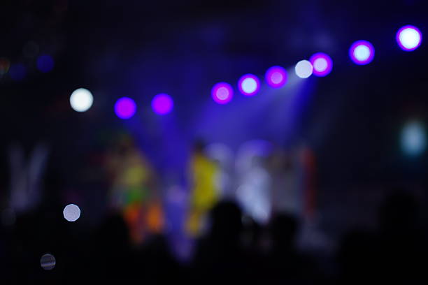istock Defocused entertainment concert lighting on stage 638471300
