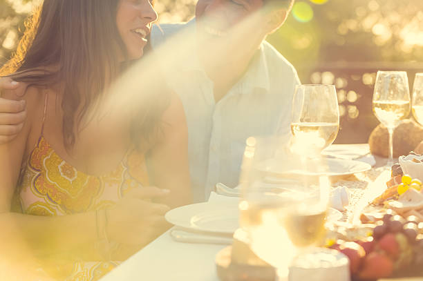 istock Couple on a date at as restaurant. 638472410