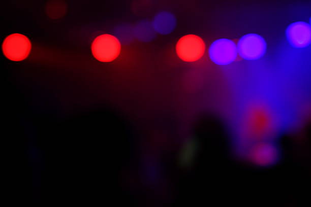 istock Defocused entertainment concert lighting on stage 638475002